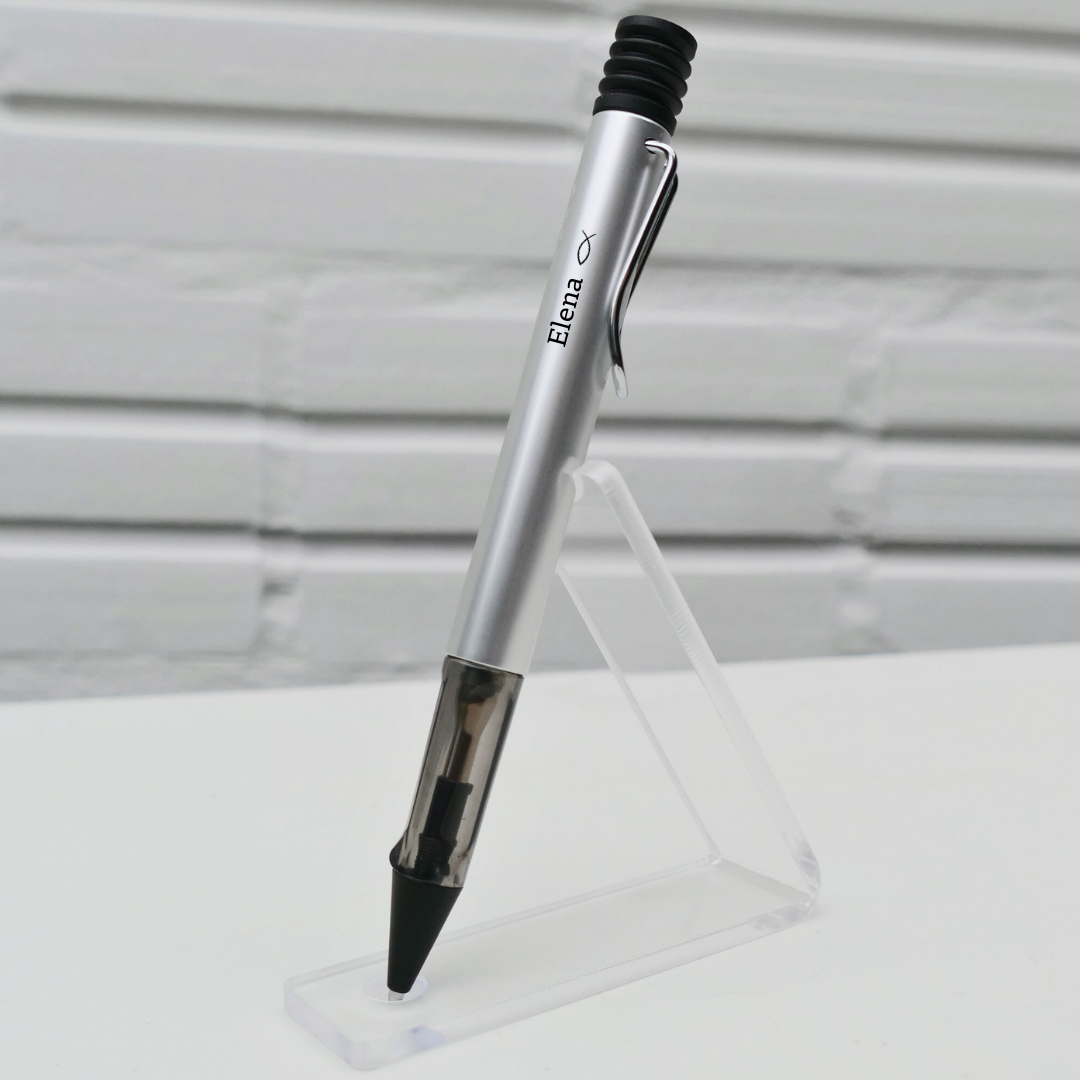 Kugelschreiber AL-star 225 White Silver inkl. Laser-Gravur