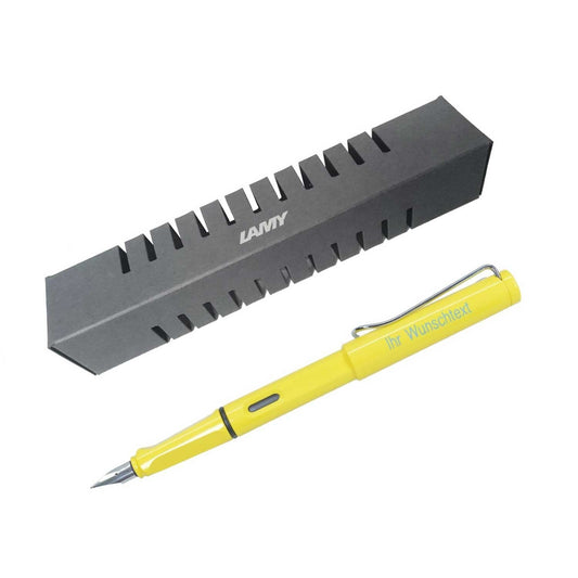 Füllhalter safari 018 yellow inkl. Gravur