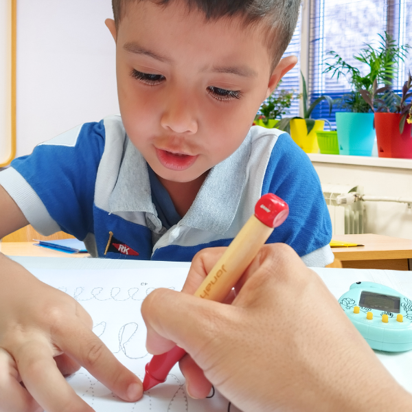 Schreiblernstift abc 110 rot inkl. Laser-Gravur