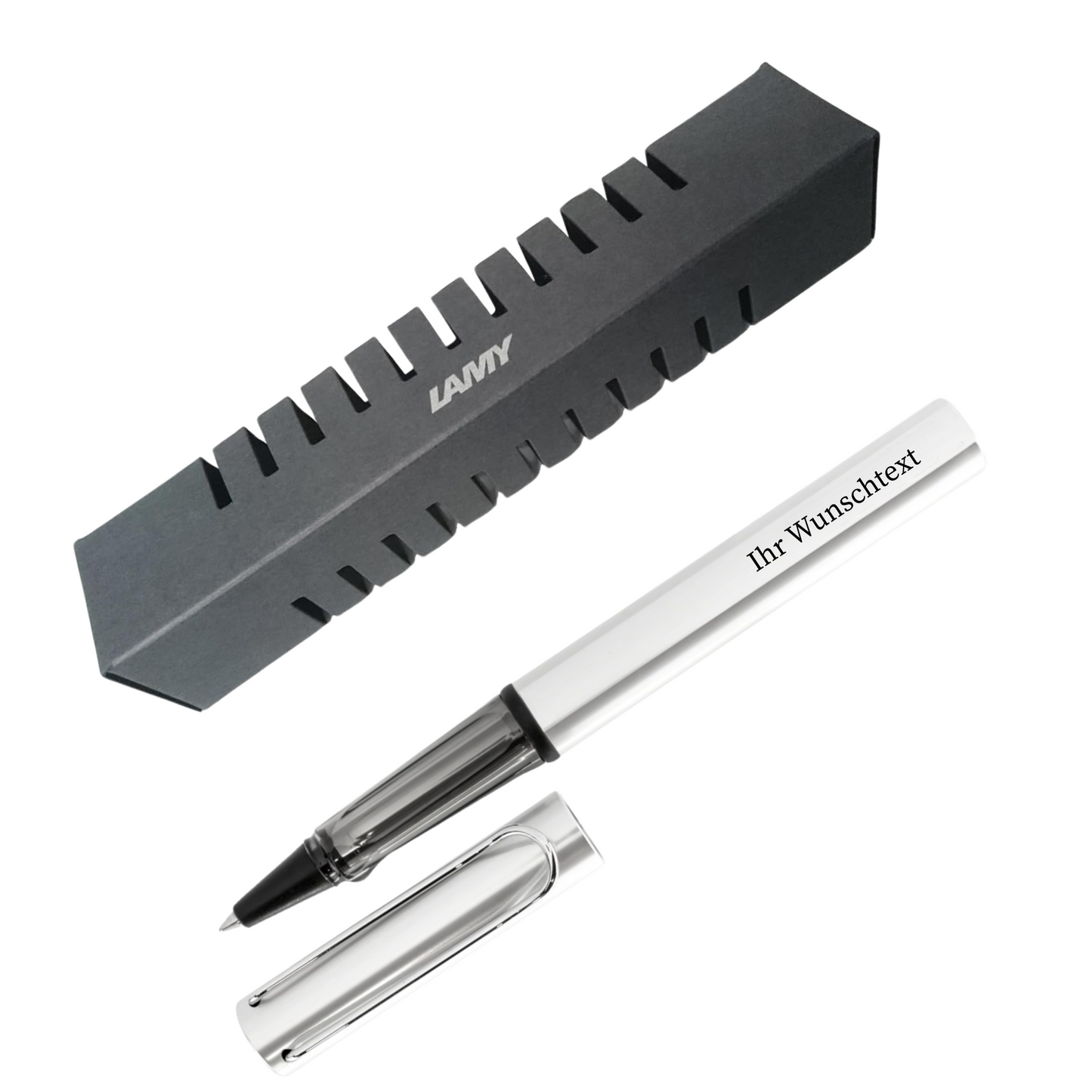 Tintenroller AL-star 325 White Silver inkl. Laser-Gravur