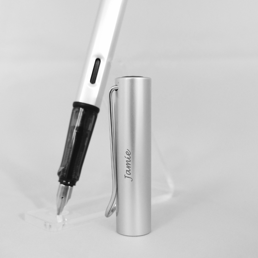 Füllhalter AL-star 025 White Silver inkl. Laser-Gravur