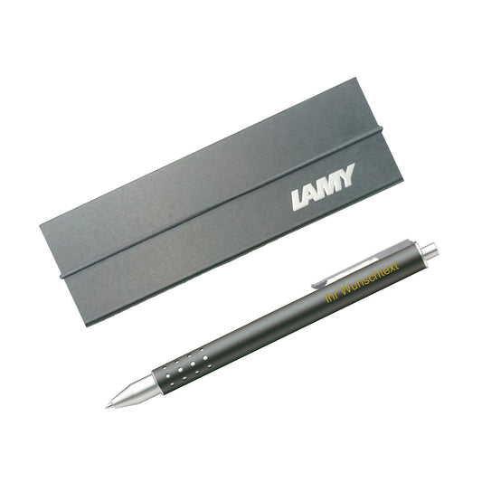 Tintenroller swift 334 anthracite inkl. Laser-Gravur