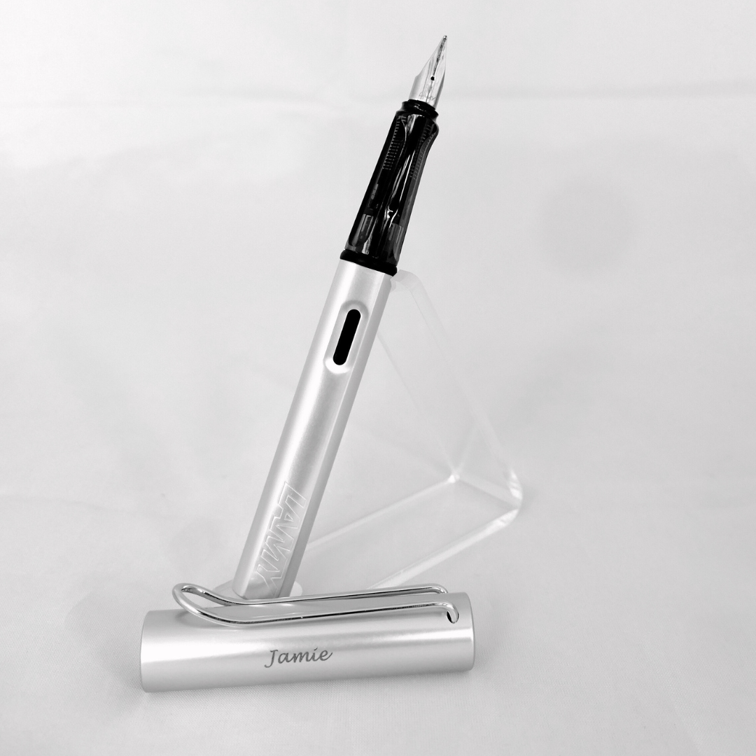 Füllhalter AL-star 025 White Silver inkl. Laser-Gravur