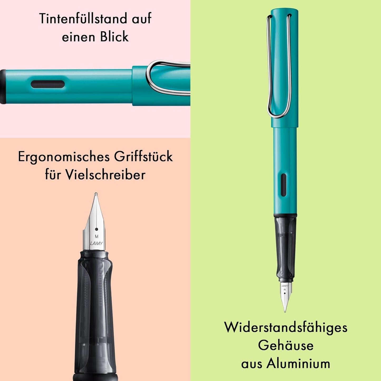 Fountain pen AL-star 023 tourmaline including laser engraving