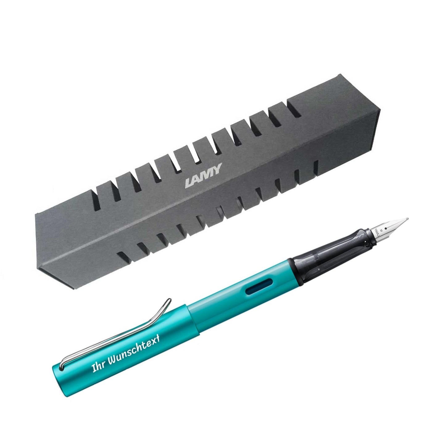 Fountain pen AL-star 023 tourmaline including laser engraving