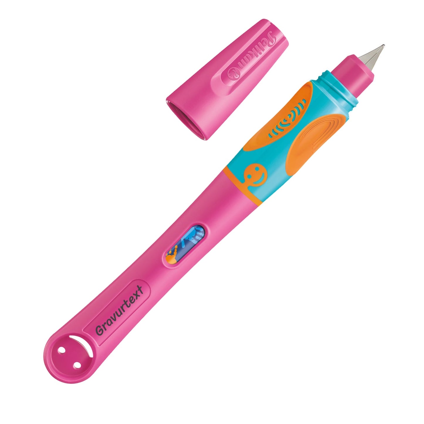 Füllhalter griffix® P2LP Lovely Pink mit Laser-Gravur