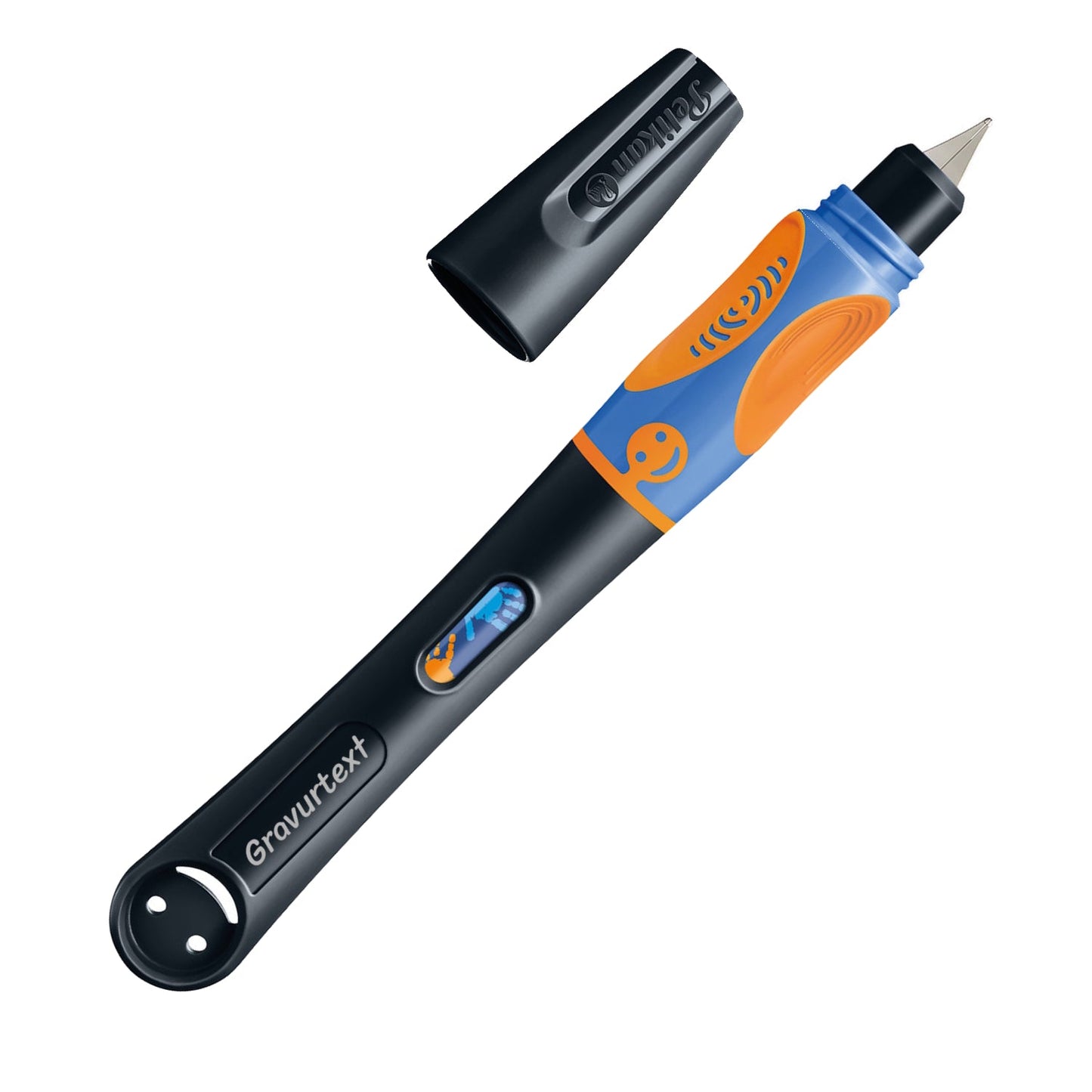 Füllhalter griffix® P2NBK Neon Black mit Laser-Gravur