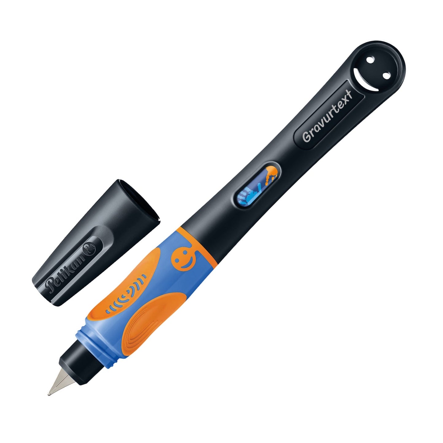 Füllhalter griffix® P2NBK Neon Black mit Laser-Gravur