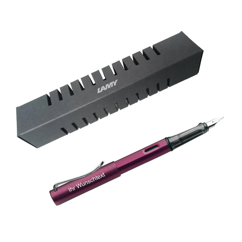 Füllhalter AL-star 029 negro violeta inkl. grabador