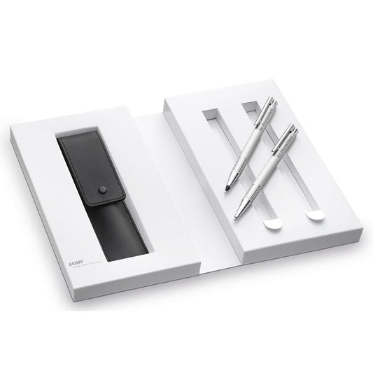 Geschenkset Kugelschreiber & Bleistift logo brushed 206/106 inkl. Laser-Gravur