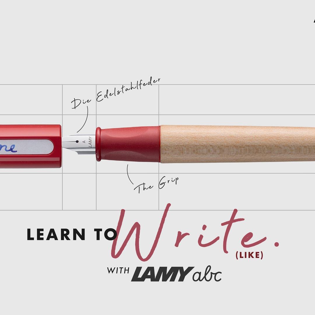 Füllhalter abc 10 rot inkl. Laser-Gravur