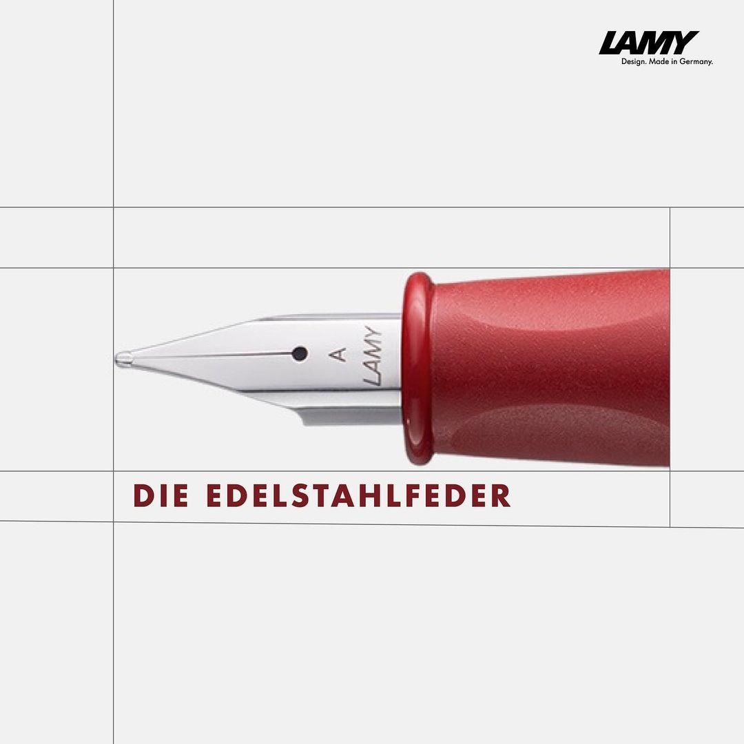 Füllhalter abc 10 rot inkl. Laser-Gravur