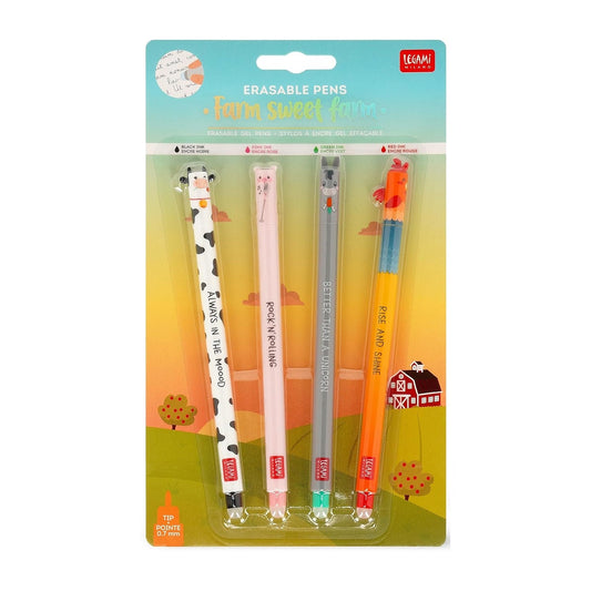 Legami Gelstifte löschbar 4er Set Sommeredition 2025