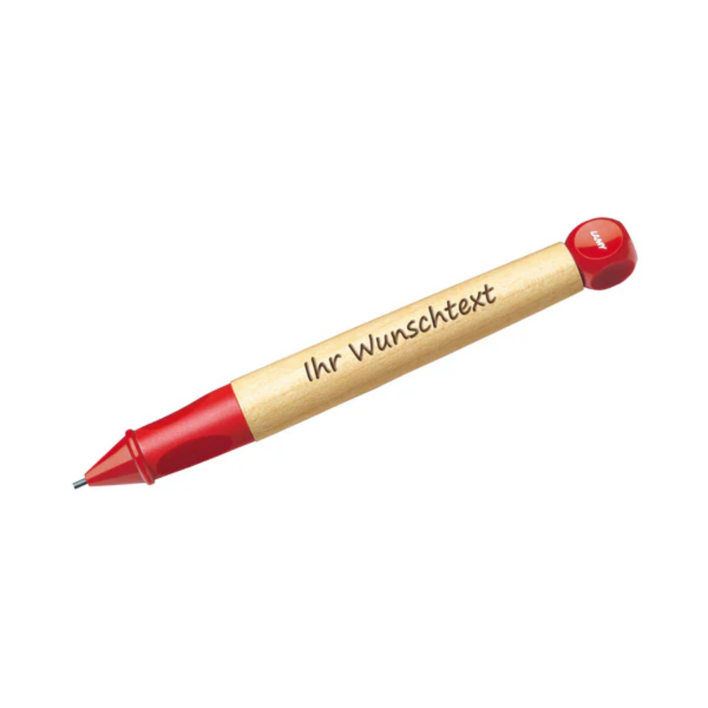 LAMY abc 110 Rot – Schreiblernstift mit Gravur