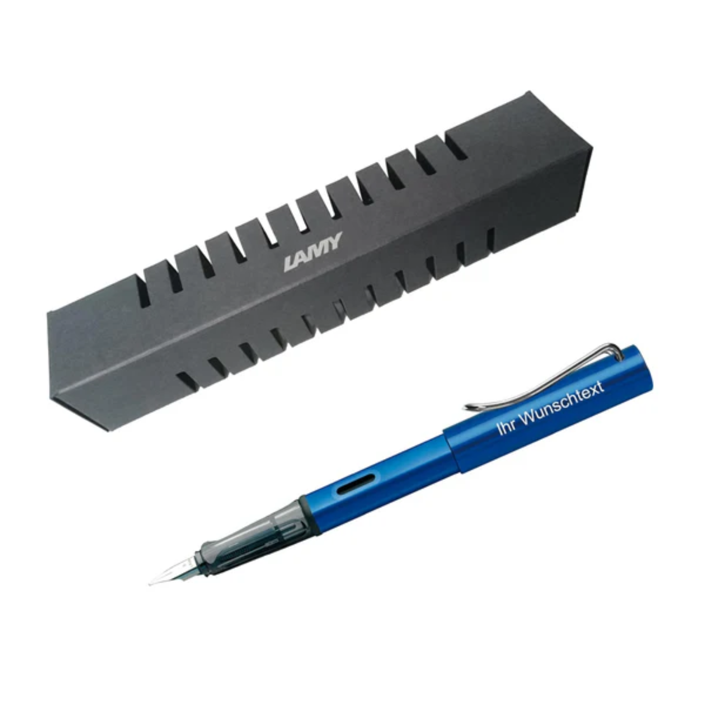 Füllhalter AL-star 028 oceanblue inkl. Laser-Gravur