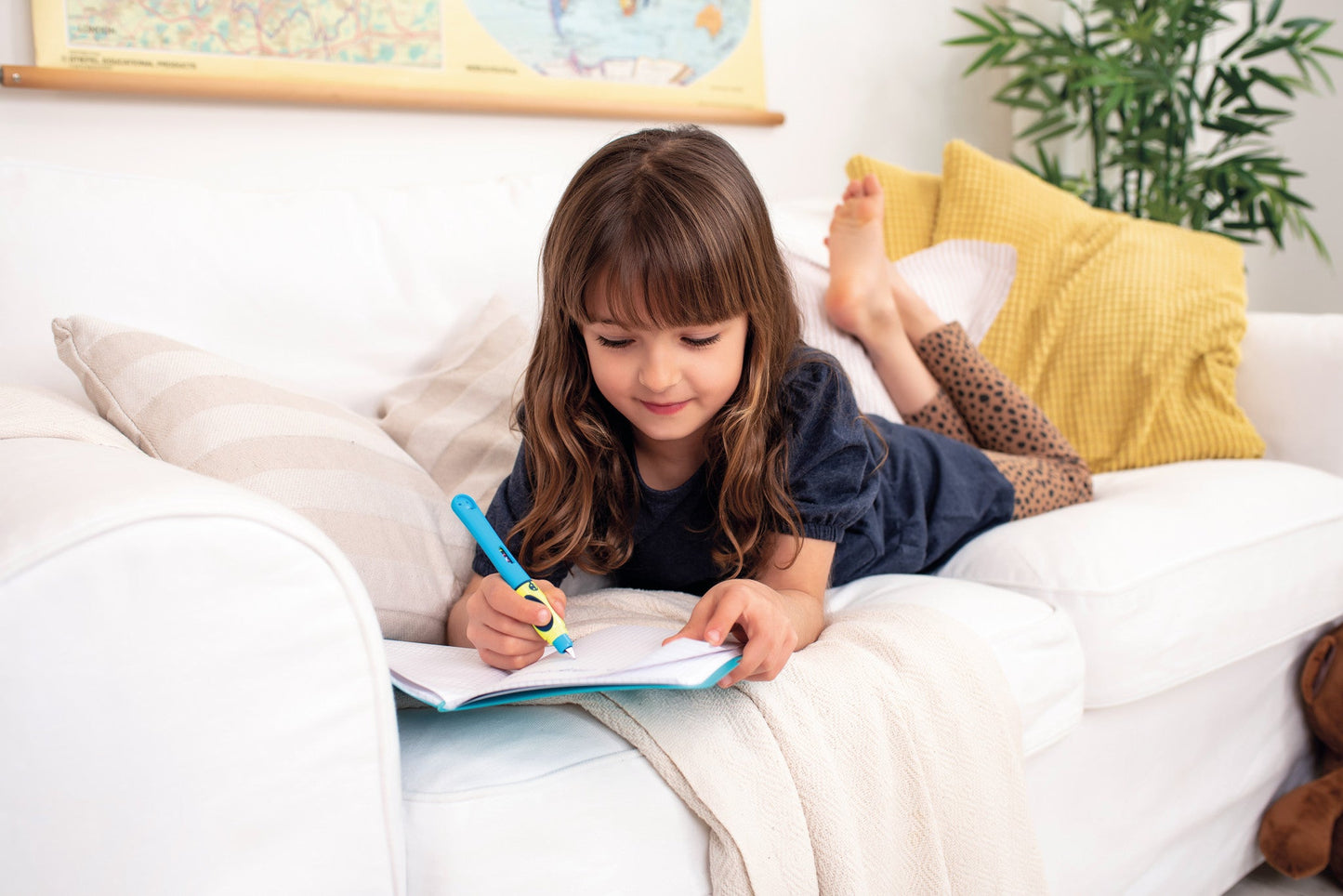 Füllhalter griffix® P2NB Neon Fresh Blue mit Laser-Gravur