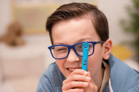 Tintenroller griffix® T2NB Neon Fresh Blue mit Laser-Gravur