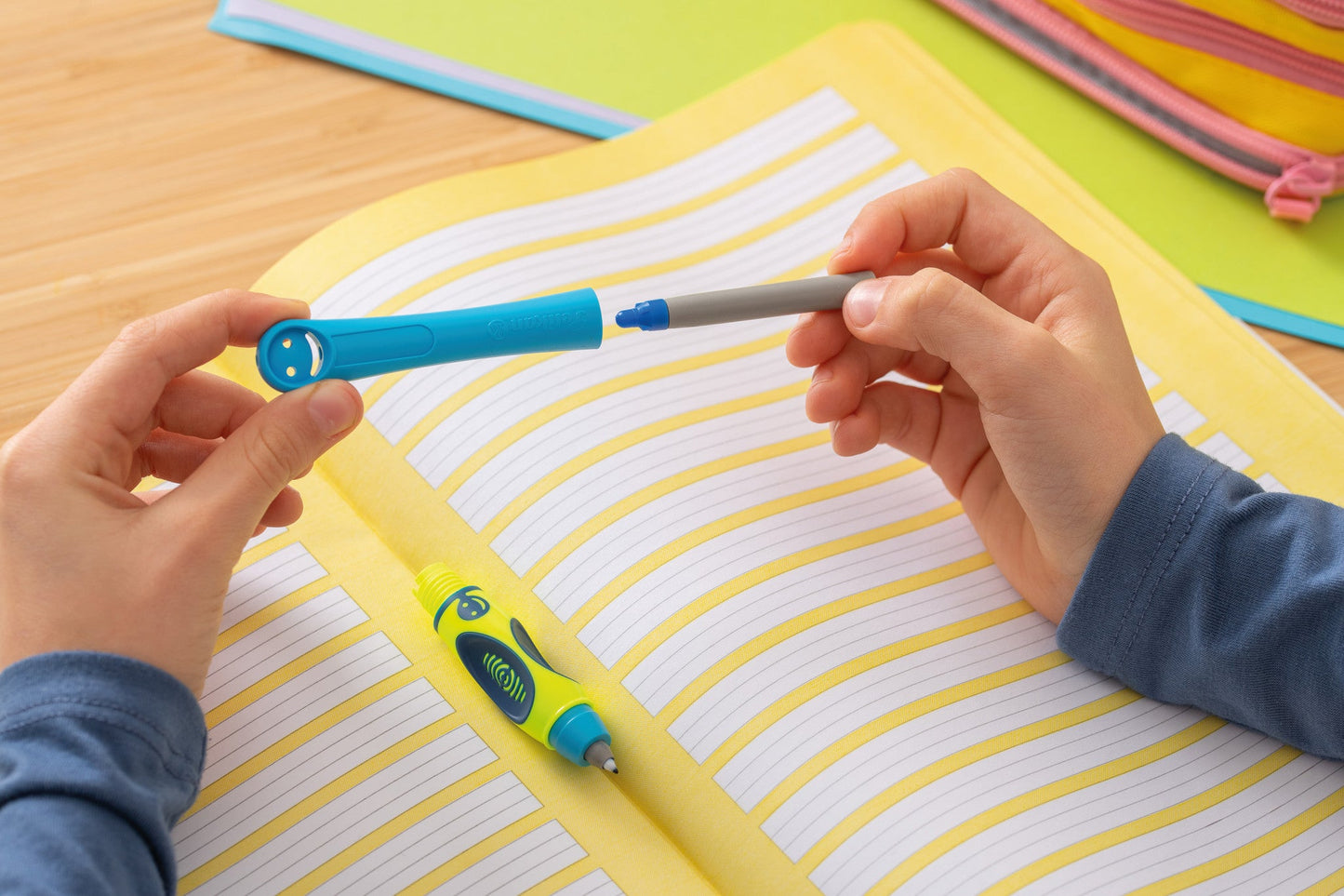 Tintenroller griffix® T2LP Lovely Pink mit Laser-Gravur