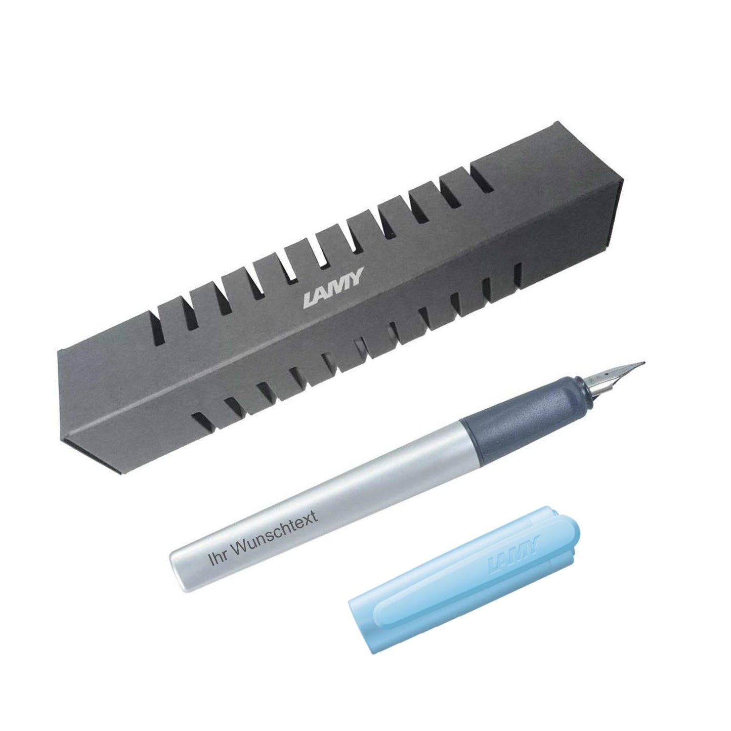 Füllhalter nexx 078 azure inkl. Laser-Gravur