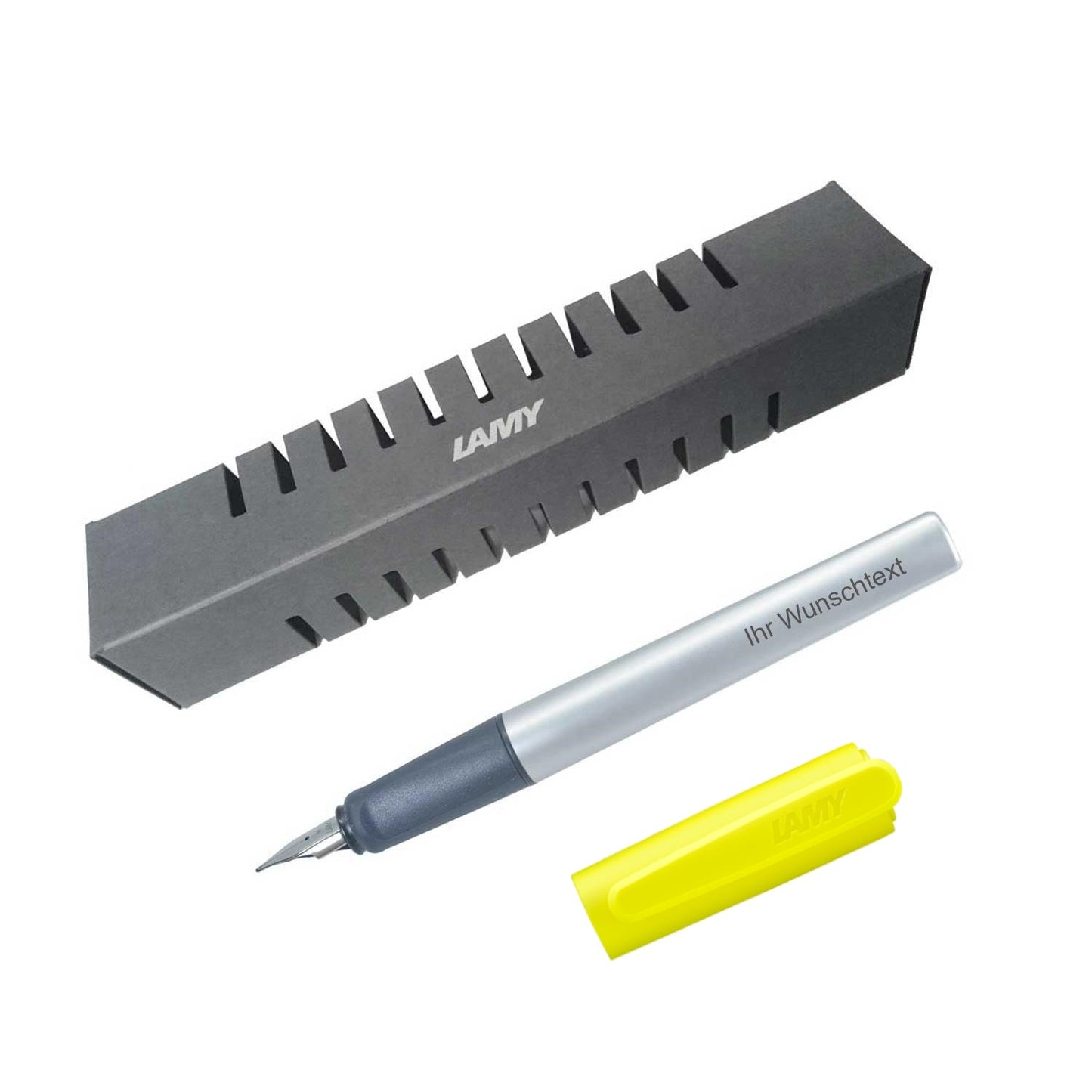 Füllhalter nexx 0D6 neongelb Sonderedition 2024 inkl. Laser-Gravur